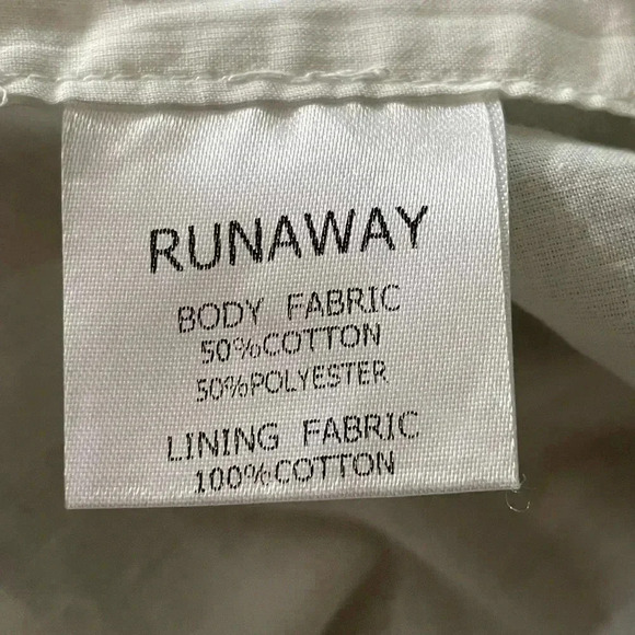 Runaway The Label Tighan Dress Women’s Sz 4 Sage Gingham Checkered One Shoulder - Picture 7 of 9